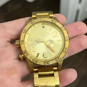 時計 NIXON / 51-30 TIDE GOLD / DIESEL G-SHOCK 51-30 Chrono Watch | All Gold | Men's Stainless Steel – Nixon US